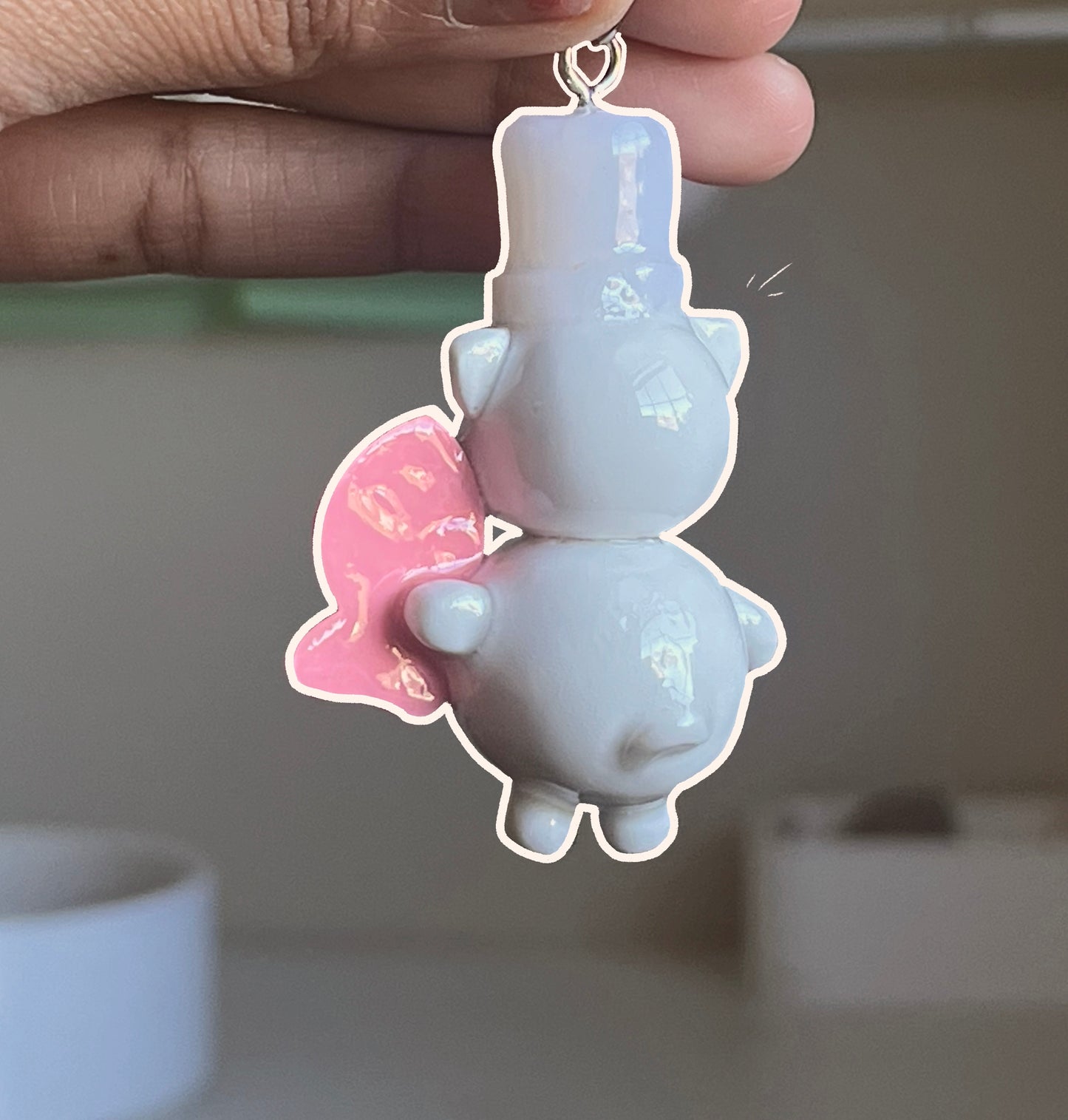 Chef Cat Keychain