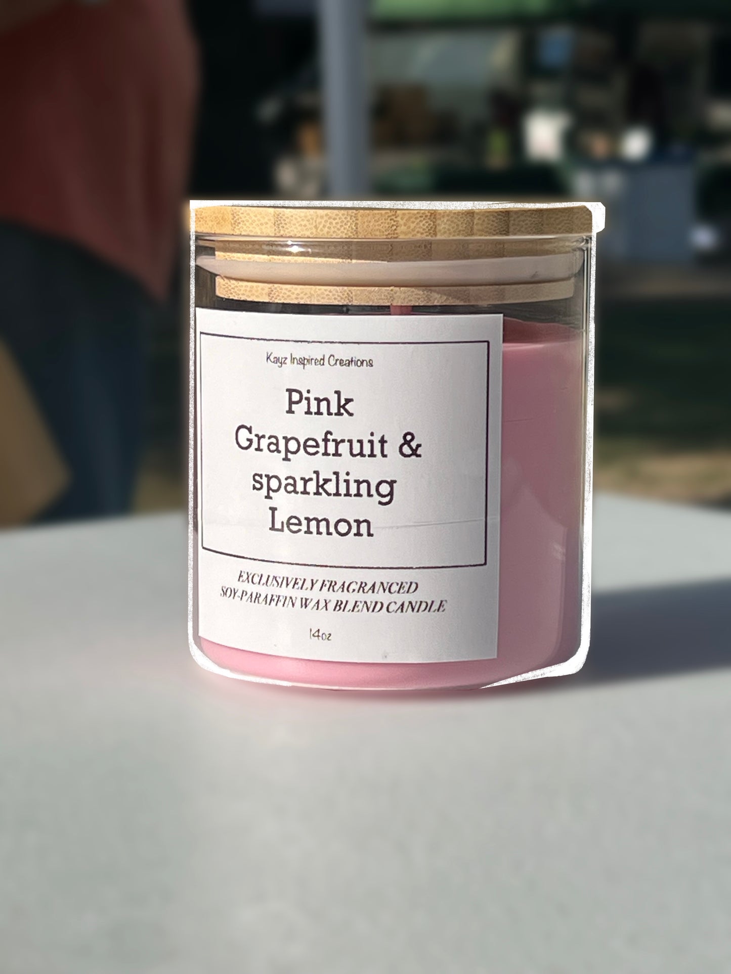 Pink Grapefruit & Sparkling Lemon Scented Candle