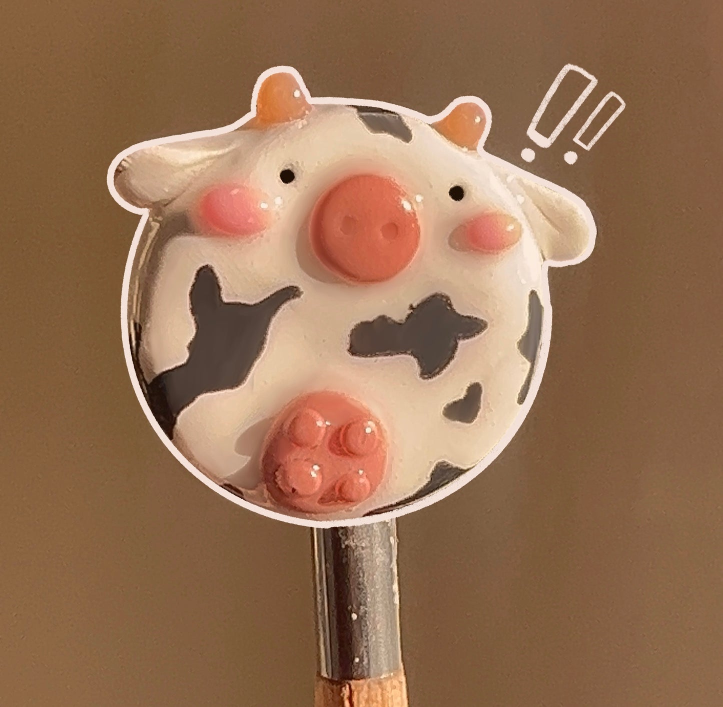 Cow Worry Stone (Magnetic)