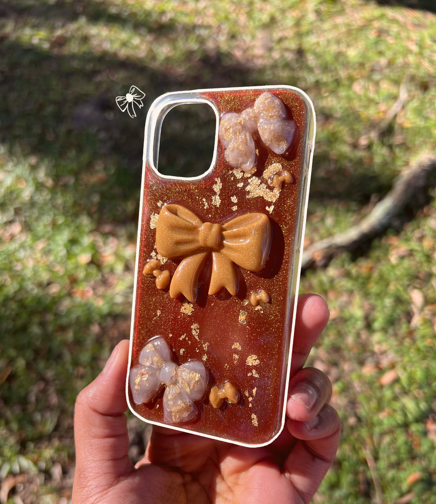 "Glamorous" Resin Phone Case
