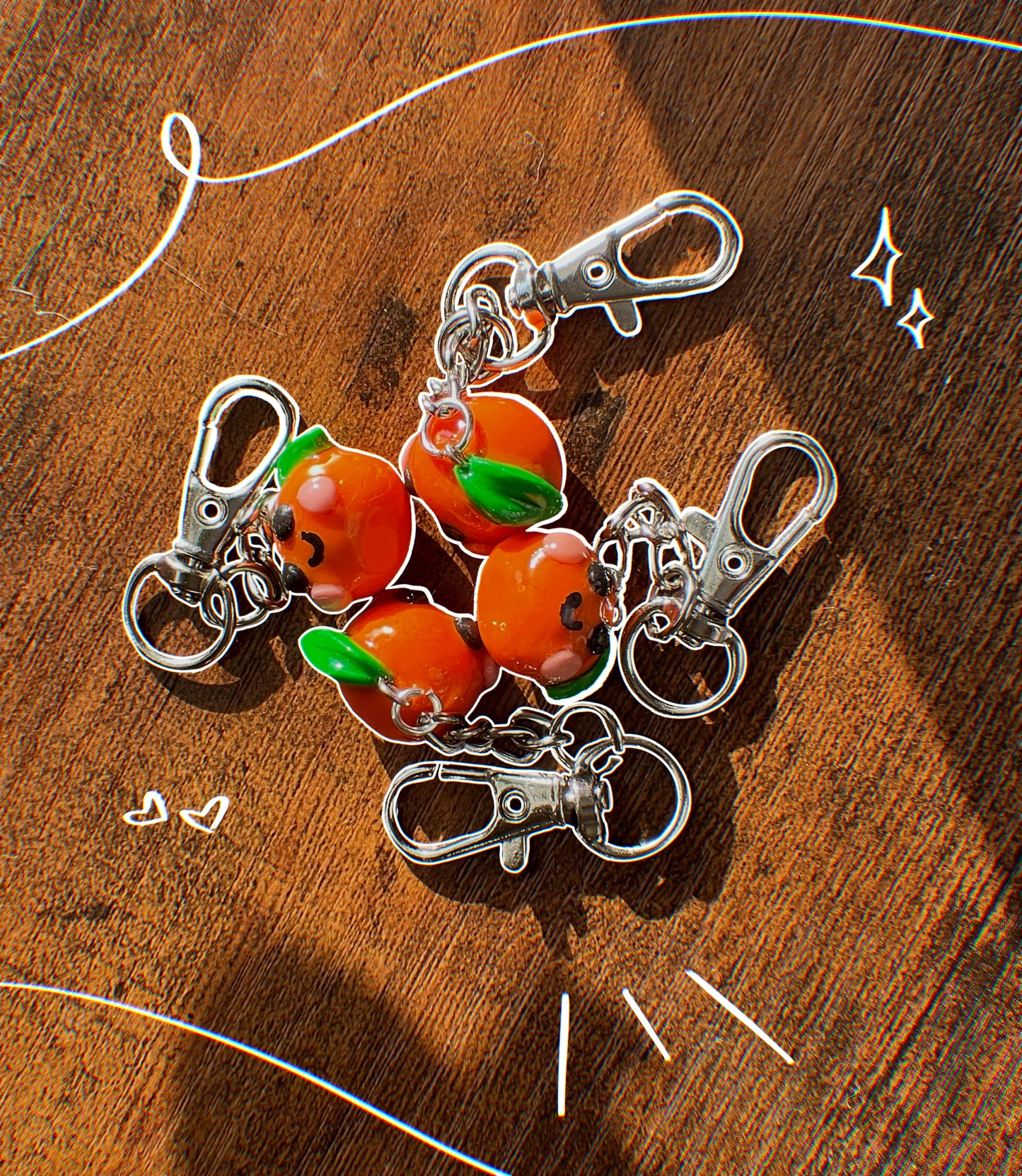 Sweet Orange Keychains