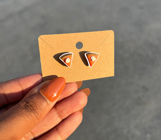 Sweet potato / Pumpkin Pie Earrings