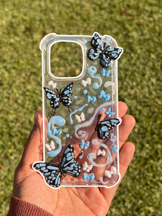 "Butterfly Garden" Resin Phone Case