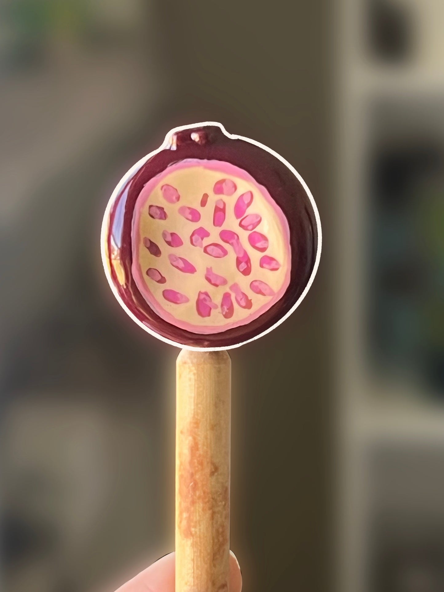 Pomegranate Worry Stone (Magnetic)