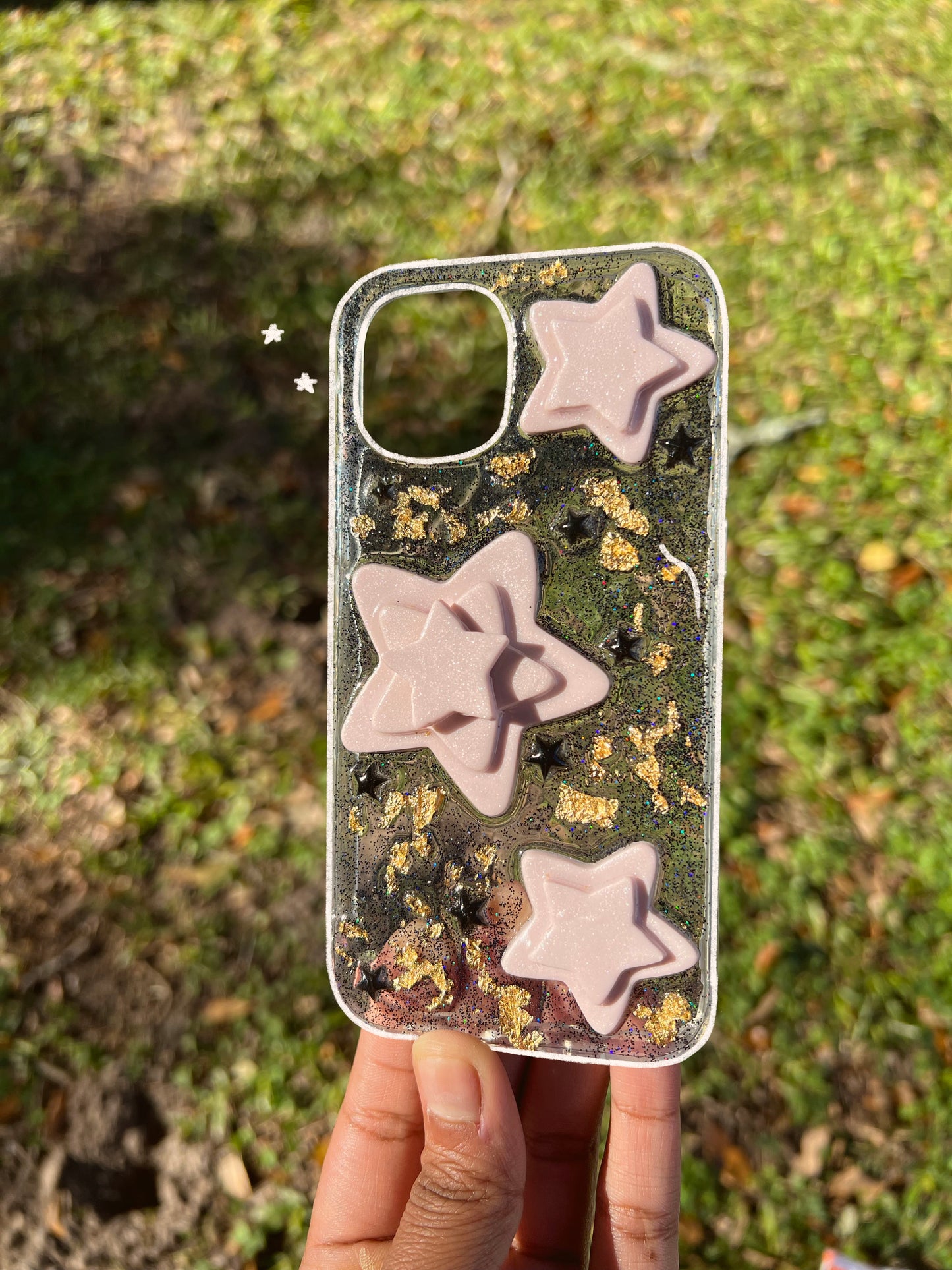 "Rockstar" Spinning Resin Phone Case