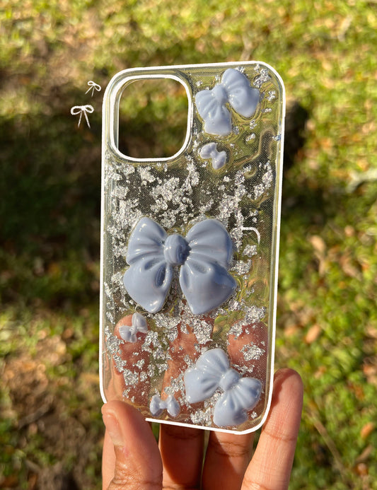 "Winter Shimmer" Resin Phone Case