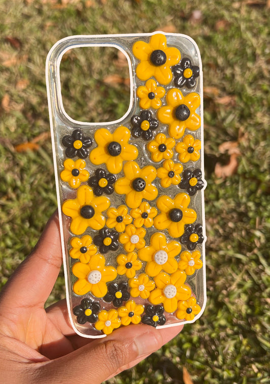 "Bumble" Blossom Flower Resin Phone Case