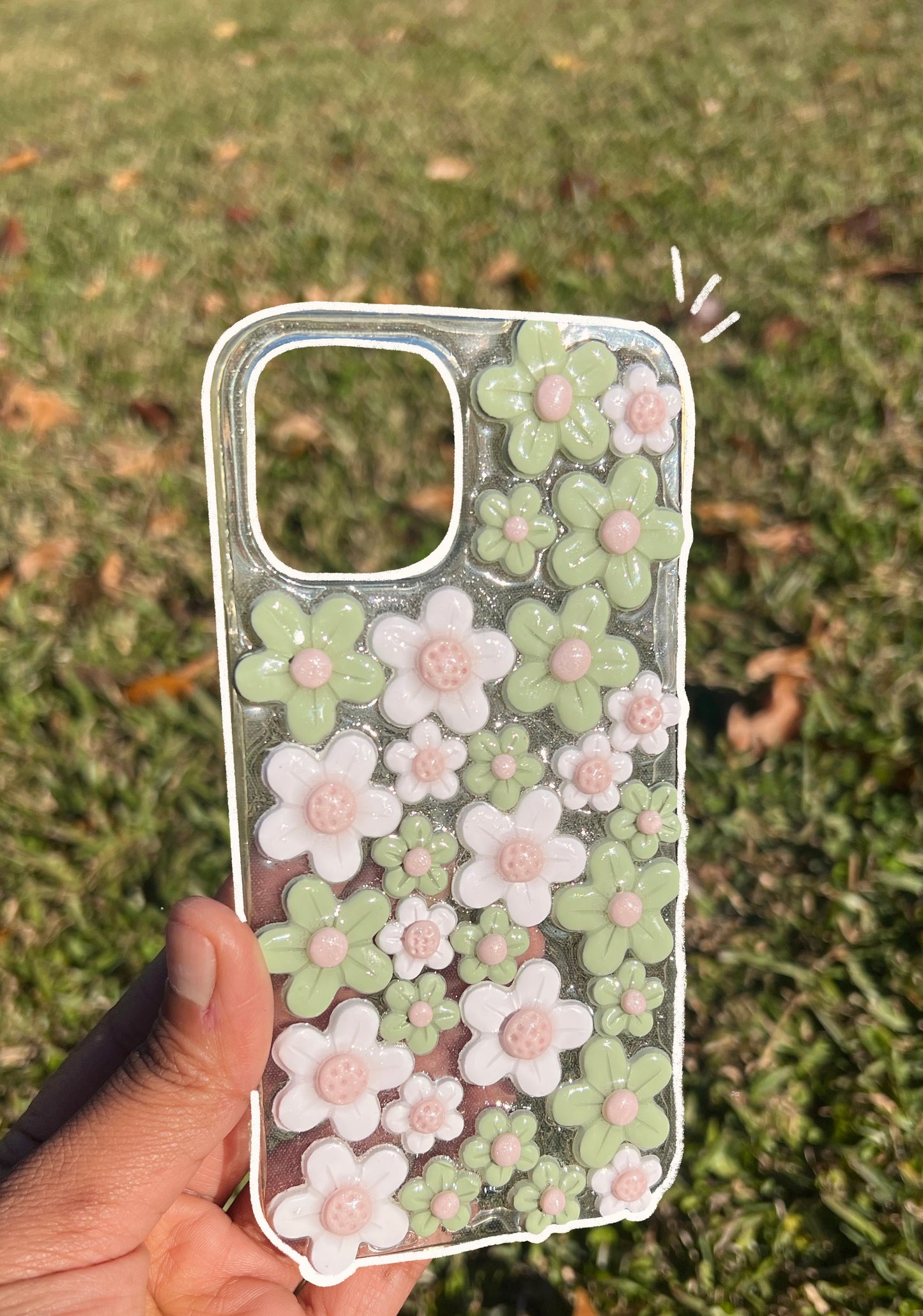 "Ethereal Springs" Blossom Flower Resin Phone Case
