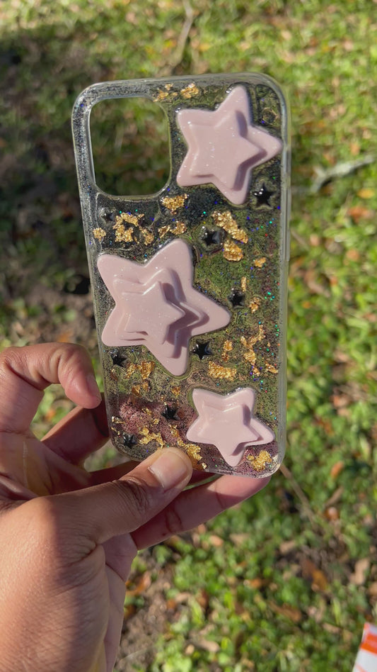 "Rockstar" Spinning Resin Phone Case